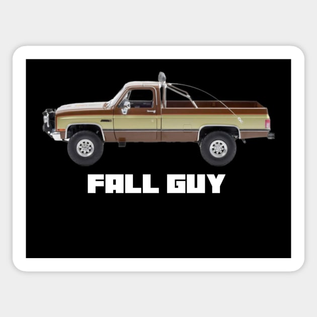 FALL GUY TRUCK T-SHIRT Sticker by Cult Classics